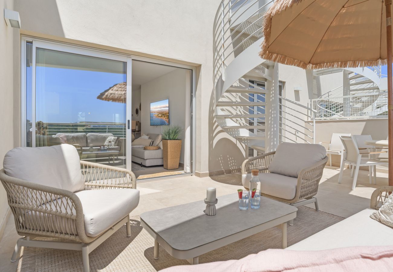 Ferienwohnung in Estepona - Feliz Penthouse